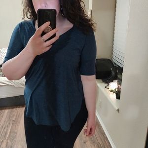 DARK BLUE 3/4 SLEEVE TEE